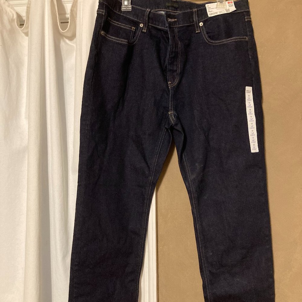 Uniqlo dark wash jeans